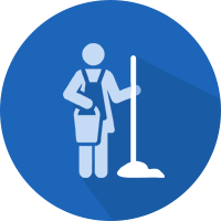 Nursing facility cleaning icon